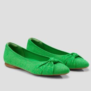 VIVAIA Almond-Toe Knotted Flats (Bibi) Size 41 Euro 9.5 US‎ New With Tags in Box